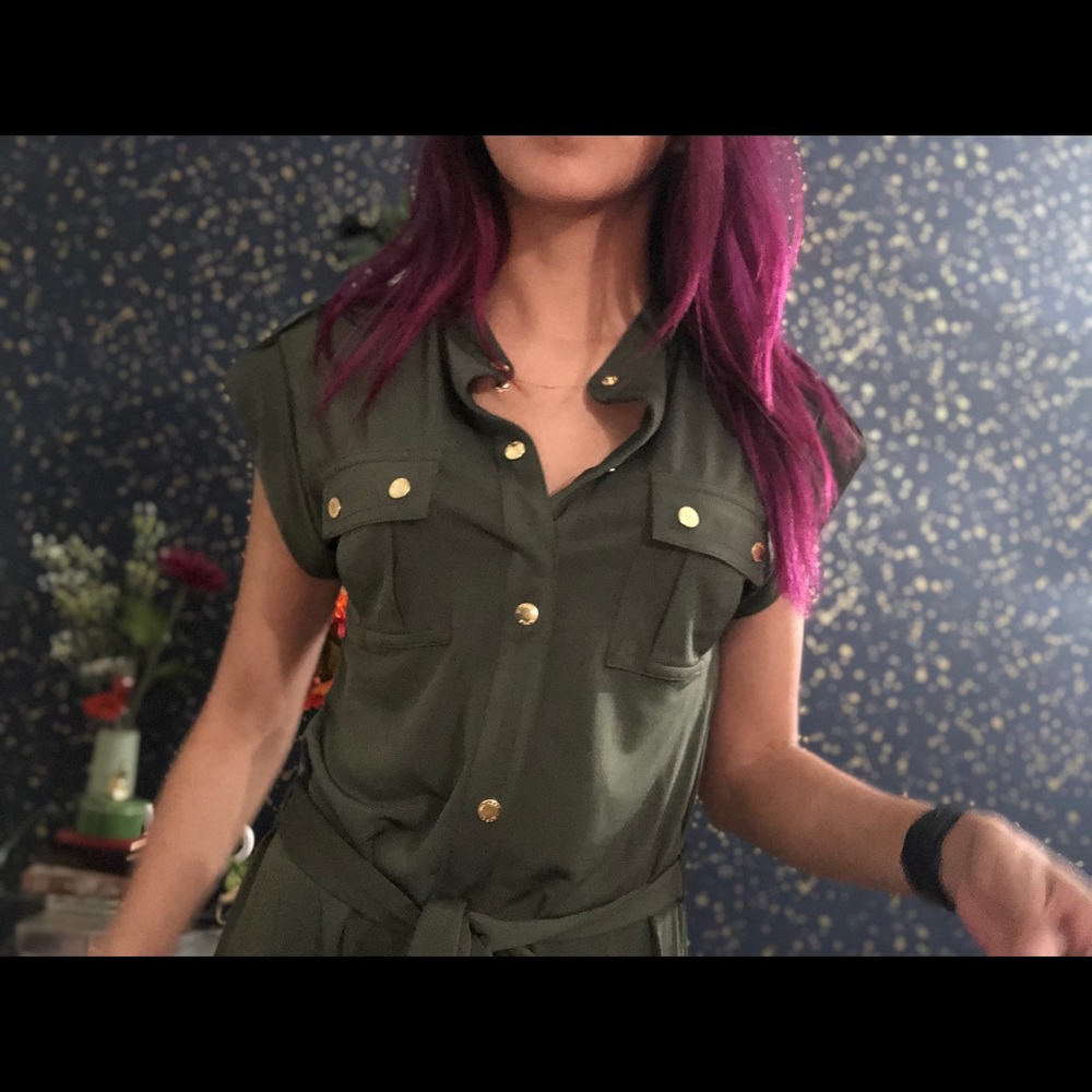 Michael Kors olive green dress 💚 - Picture 7 of 8